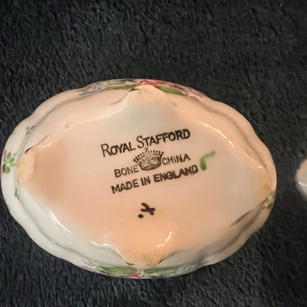 Vintage Royal Stanford Creamer And Sugar Fine Bone‎ China Made In England.